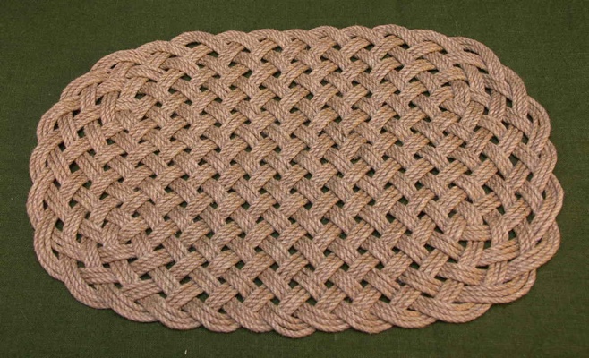 A big oval mat